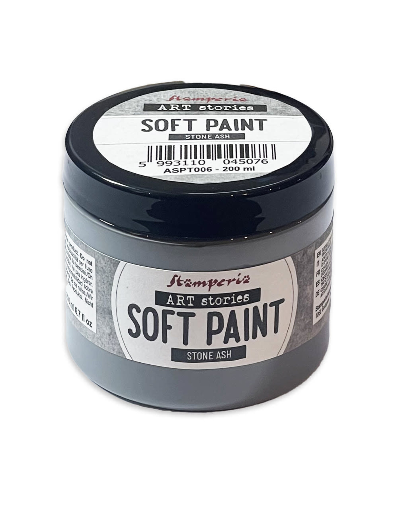 STAMPERIA STAMPERIA SOFT PAINT STONE ASH 200ml