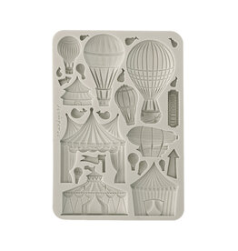 STAMPERIA STAMPERIA ALICE IN CHRISTMAS CIRCUS AND AIR BALLOONS A5 SILICONE MOULD