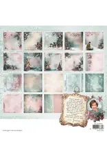 STUDIOLIGHT STUDIOLIGHT JENINE'S MINDFUL ART COLLECTION CHRISTMAS BLUSH BACKGROUNDS 8x8 PAPER PAD
