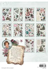 STUDIOLIGHT STUDIOLIGHT JENINE'S MINDFUL ART COLLECTION CHRISTMAS BLUSH PAPER PAD PAPER ELEMENTS DIE-CUTS