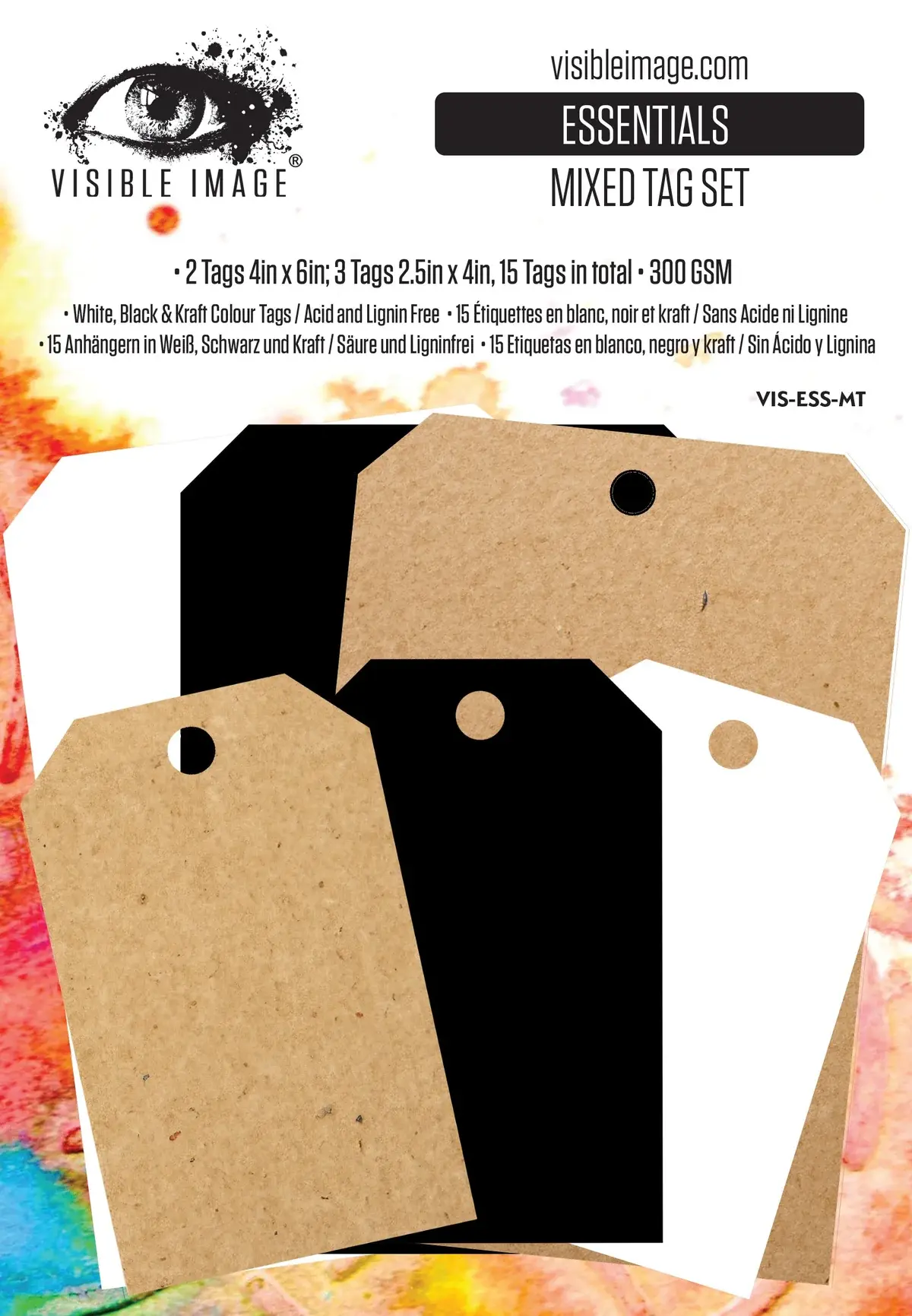 VISIBLE IMAGE VISIBLE IMAGE ESSENTIALS MIXED TAG SET