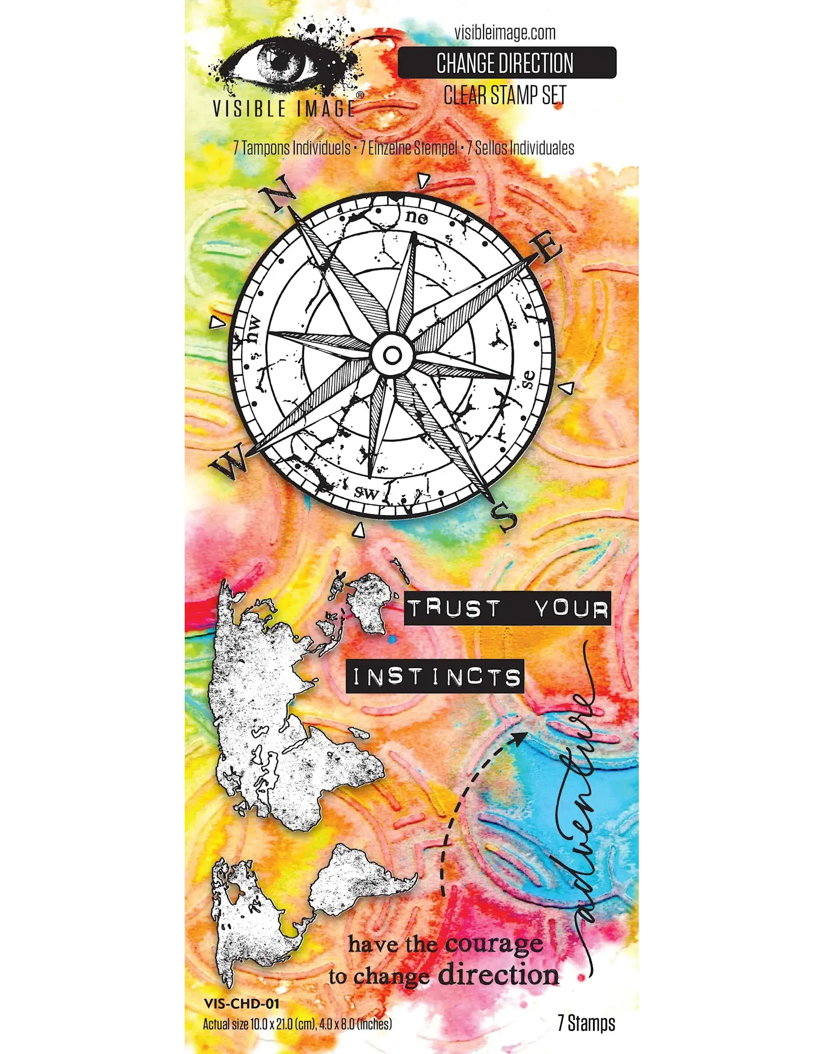 VISIBLE IMAGE VISIBLE IMAGE CHANGE DIRECTION CLEAR STAMP SET