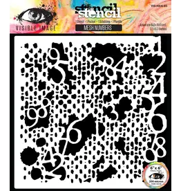 VISIBLE IMAGE VISIBLE IMAGE MESH NUMBERS 6x6 STENCIL