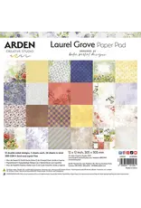 ARDEN CREATIVE STUDIO ARDEN CREATIVE STUDIO LAUREL GROVE 12x12 PAPER PAD 24 SHEETS