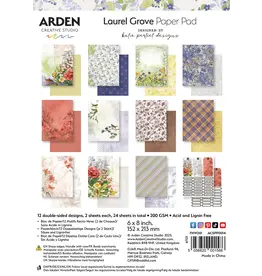 ARDEN CREATIVE STUDIO ARDEN CREATIVE STUDIO LAUREL GROVE 6x8 PAPER PAD