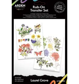 ARDEN CREATIVE STUDIO ARDEN CREATIVE STUDIO LAUREL GROVE 6x8 RUB-ONS