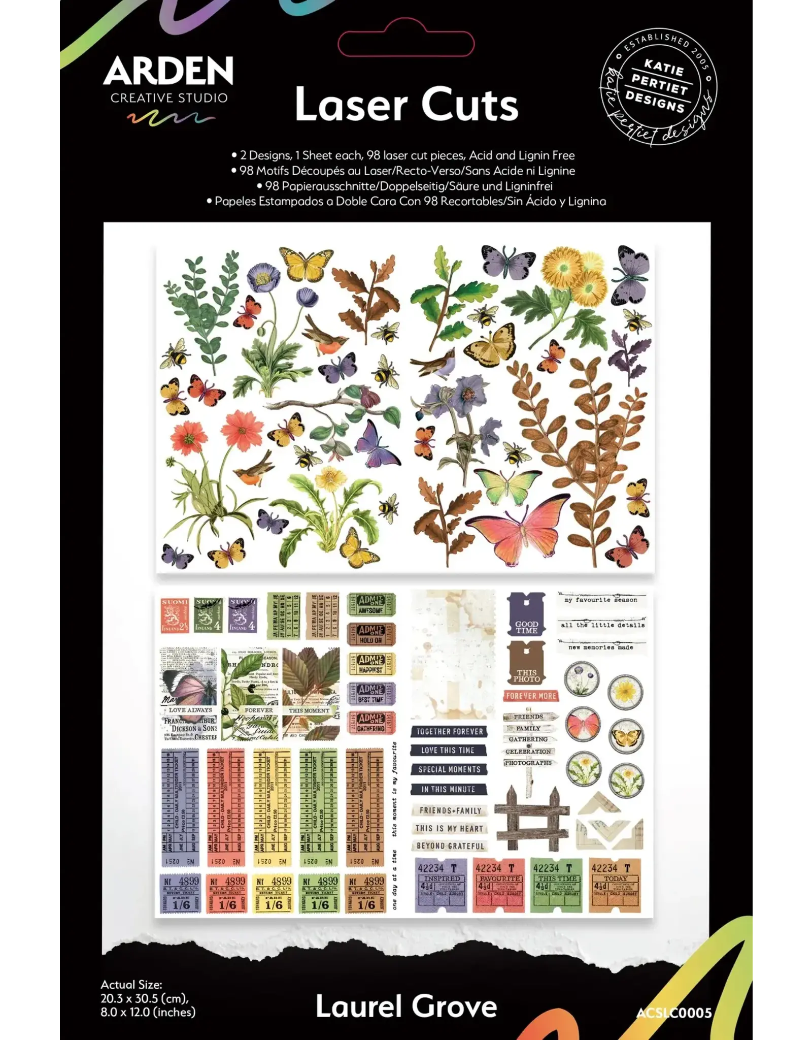 ARDEN CREATIVE STUDIO ARDEN CREATIVE STUDIO LAUREL GROVE 8x12 LASER CUTS