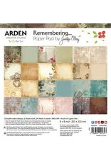 ARDEN CREATIVE STUDIO ARDEN CREATIVE STUDIO REMEMBERING... 8x8 PAPER PAD 24 SHEETS