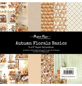 PAPER ROSE PAPER ROSE AUTUMN FLORALS 6x6 BASICS PAPER COLLECTION