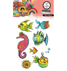 STUDIOLIGHT STUDIOLIGHT ART BY MARLENE SEA CREATURES CLEAR STAMP SET