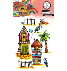 STUDIOLIGHT STUDIOLIGHT ART BY MARLENE BEACHY SCENE CLEAR STAMP SET