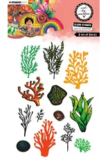 STUDIOLIGHT STUDIOLIGHT ART BY MARLENE A LOT OF CORALS CLEAR STAMP SET