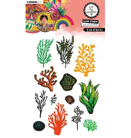 STUDIOLIGHT STUDIOLIGHT ART BY MARLENE A LOT OF CORALS CLEAR STAMP SET