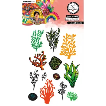 STUDIOLIGHT STUDIOLIGHT ART BY MARLENE A LOT OF CORALS CLEAR STAMP SET