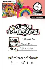 STUDIOLIGHT STUDIOLIGHT ART BY MARLENE ARTIST TRADING CARD CLEAR STAMP