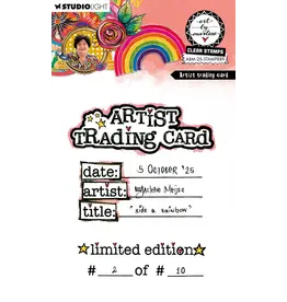 STUDIOLIGHT STUDIOLIGHT ART BY MARLENE ARTIST TRADING CARD CLEAR STAMP