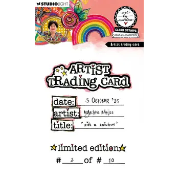 STUDIOLIGHT STUDIOLIGHT ART BY MARLENE ARTIST TRADING CARD CLEAR STAMP