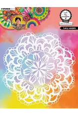 STUDIOLIGHT STUDIOLIGHT ART BY MARLENE LACY MANDALA 8x8 MASKS STENCIL