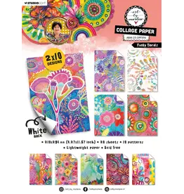 STUDIOLIGHT STUDIOLIGHT ART BY MARLENE FUNKY FLORALS COLLAGE PAPER
