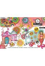 STUDIOLIGHT STUDIOLIGHT ART BY MARLENE SUNNY DAYS DIE-CUT PAPER PAD PAPER ELEMENTS