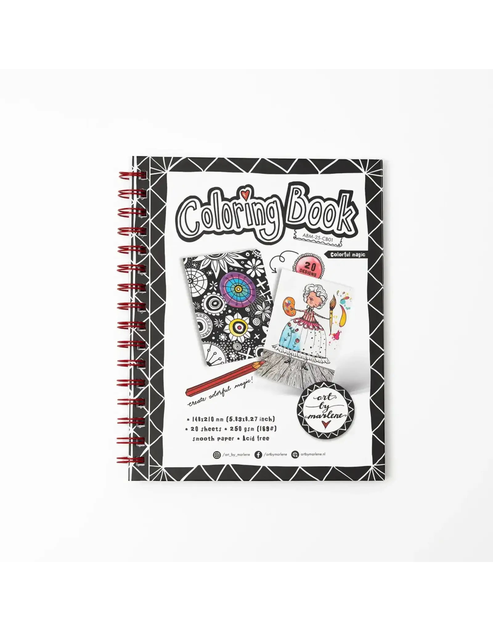 STUDIOLIGHT STUDIOLIGHT ART BY MARLENE COLORFUL MAGIC COLORING BOOK