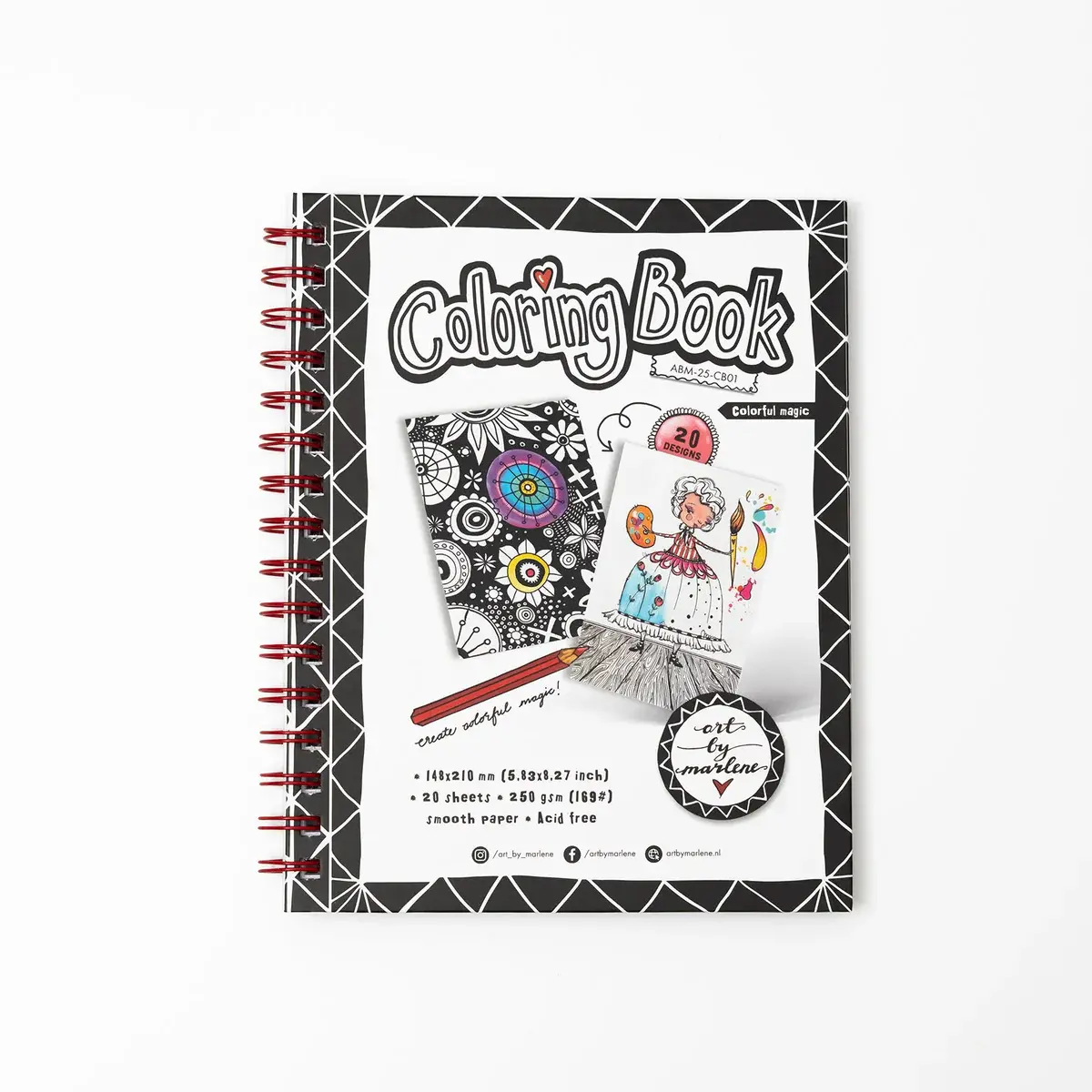 STUDIOLIGHT STUDIOLIGHT ART BY MARLENE COLORFUL MAGIC COLORING BOOK