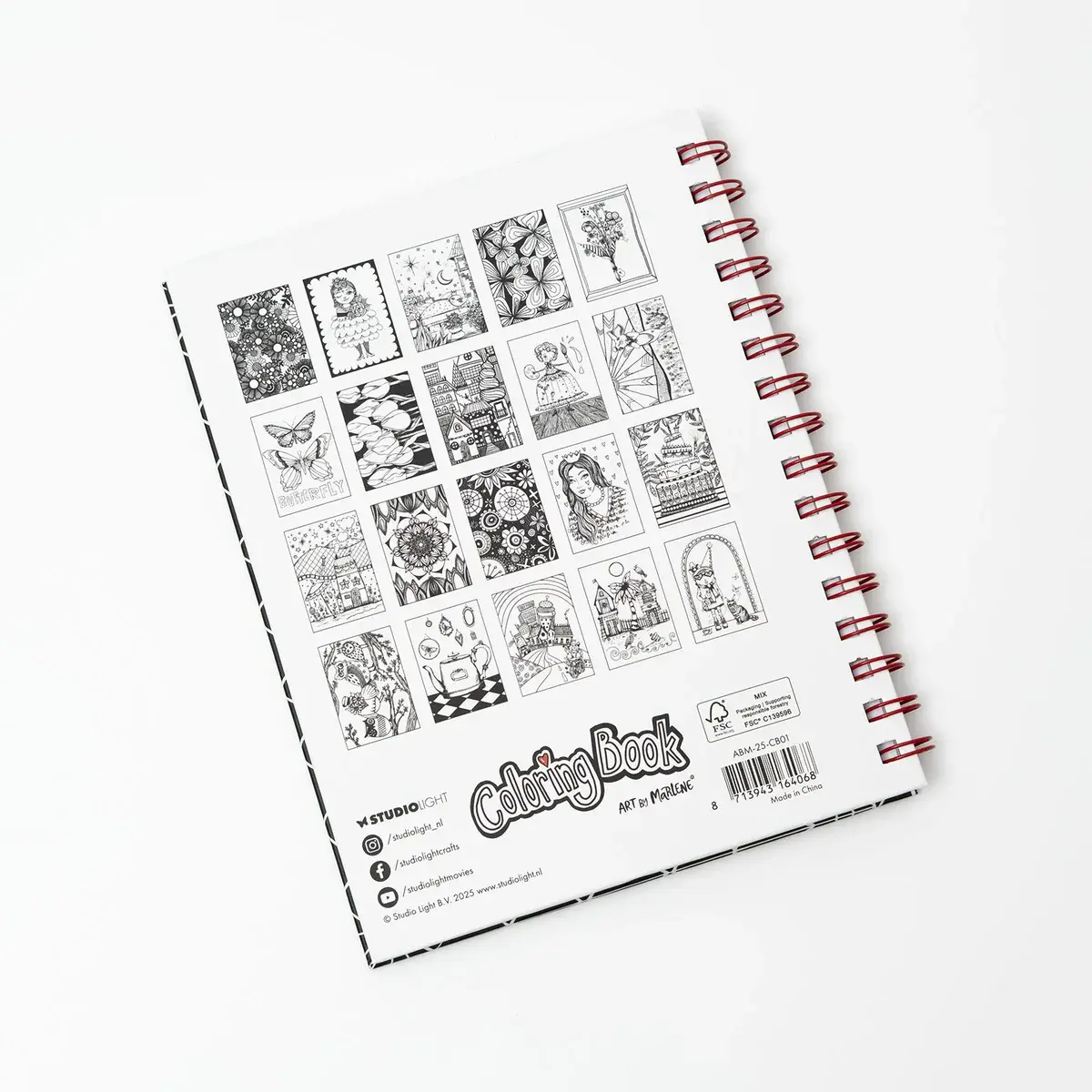 STUDIOLIGHT STUDIOLIGHT ART BY MARLENE COLORFUL MAGIC COLORING BOOK