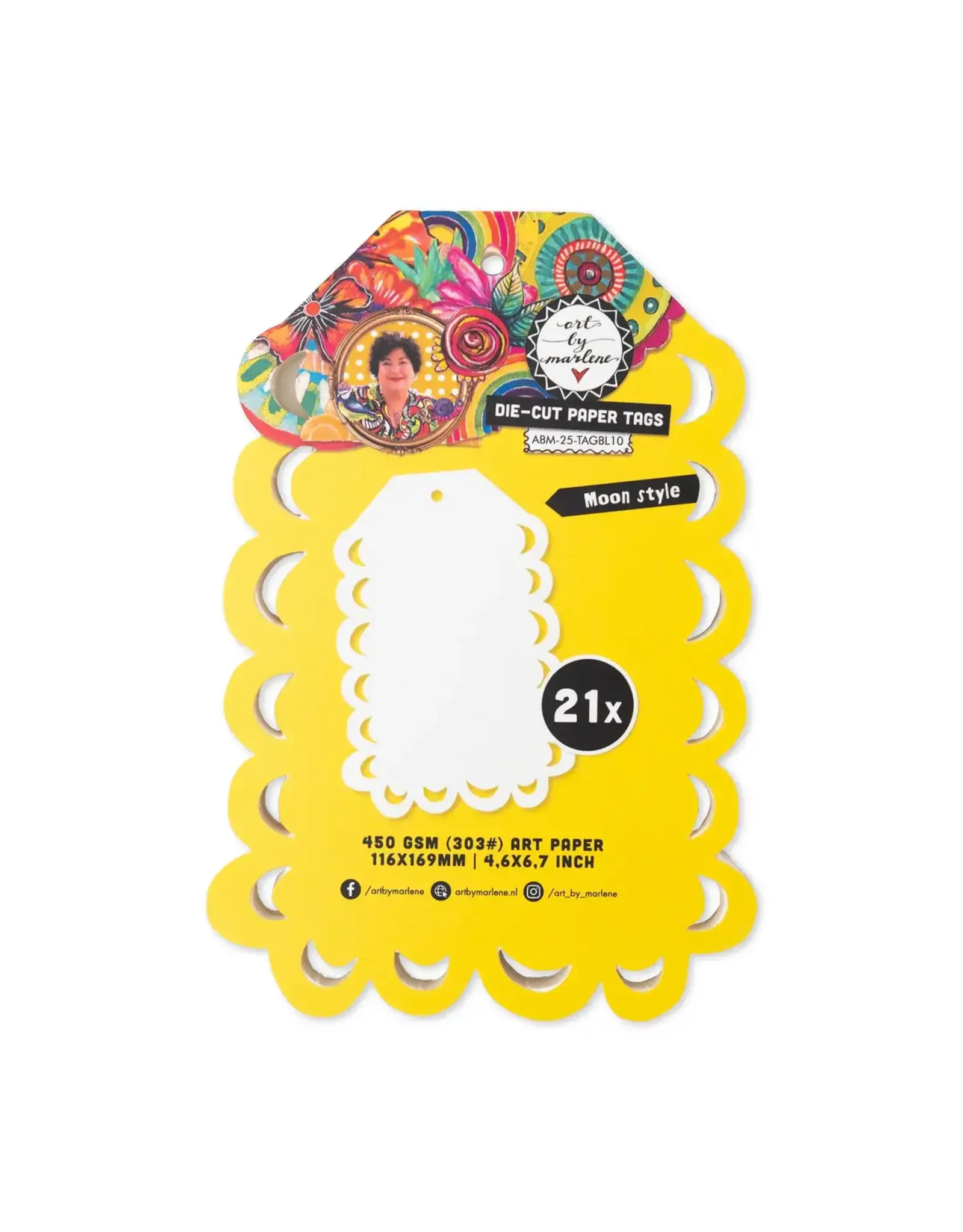 STUDIOLIGHT STUDIOLIGHT ART BY MARLENE MOON STYLE DIE-CUT PAPER TAGS 21 SHEETS