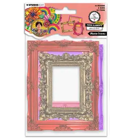 STUDIOLIGHT STUDIOLIGHT ART BY MARLENE PHOTO FRAMES PAPER ELEMENTS DIE-CUT 32/PK