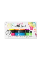 STUDIOLIGHT STUDIOLIGHT ART BY MARLENE NEON COLORS STENCIL PASTE SET