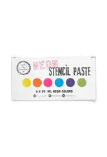 STUDIOLIGHT STUDIOLIGHT ART BY MARLENE NEON COLORS STENCIL PASTE SET