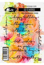 VISIBLE IMAGE VISIBLE IMAGE GO TO WORDS A6 CLEAR STAMP SET VISIBLE IMAGE VISIBLE IMAGE GO TO WORDS A6 CLEAR STAMP SET
