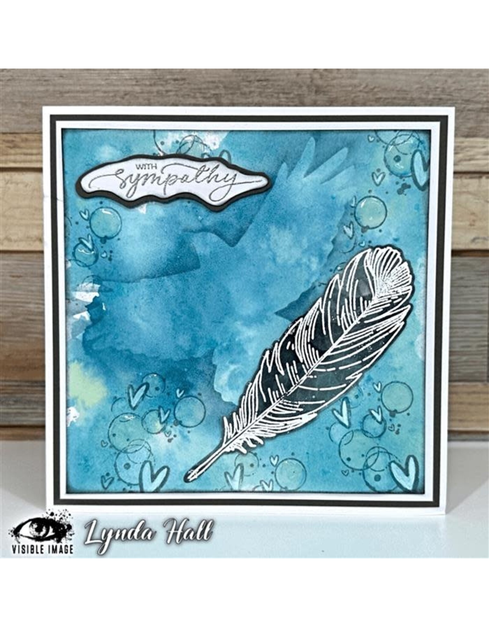 VISIBLE IMAGE VISIBLE IMAGE FOREVER IN YOUR HEART A6 CLEAR STAMP SET