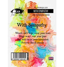 VISIBLE IMAGE VISIBLE IMAGE WITH SYMPATHY A7 CLEAR STAMP SET