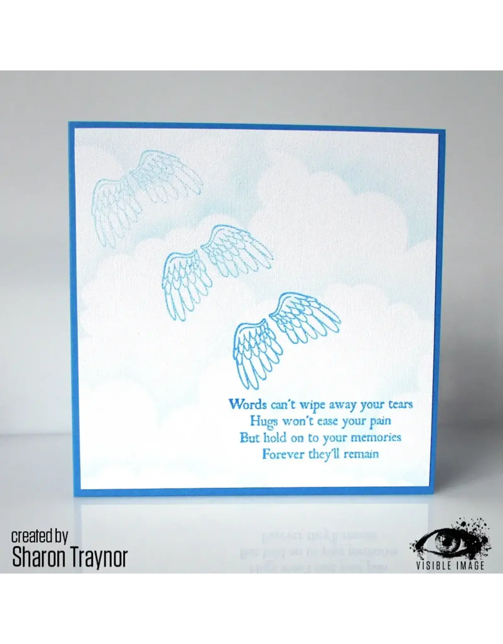 VISIBLE IMAGE VISIBLE IMAGE WITH SYMPATHY A7 CLEAR STAMP SET
