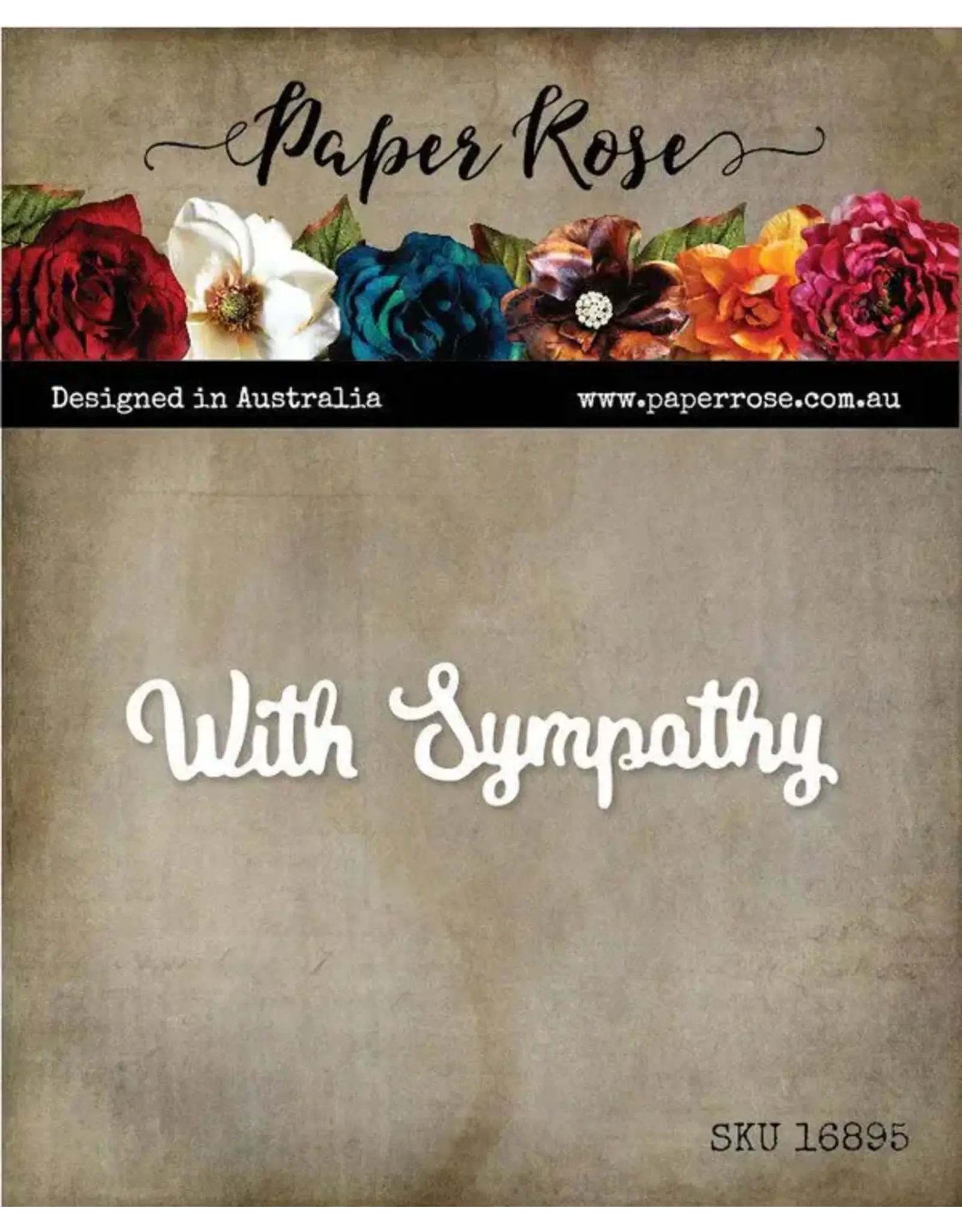 PAPER ROSE PAPER ROSE WITH SYMPATHY SMALL DIE SET