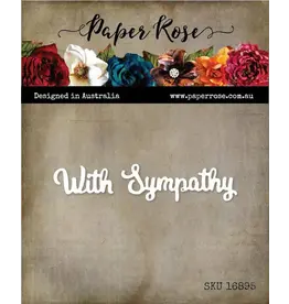 PAPER ROSE PAPER ROSE WITH SYMPATHY SMALL DIE SET