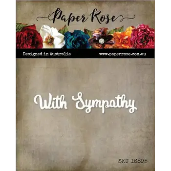 PAPER ROSE PAPER ROSE WITH SYMPATHY SMALL DIE SET