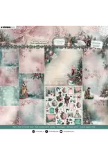 STUDIOLIGHT STUDIOLIGHT JENINE'S MINDFUL ART COLLECTION CHRISTMAS BLUSH 12x12 PAPER PAD
