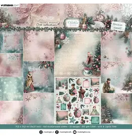 STUDIOLIGHT STUDIOLIGHT JENINE'S MINDFUL ART COLLECTION CHRISTMAS BLUSH 12x12 PAPER PAD