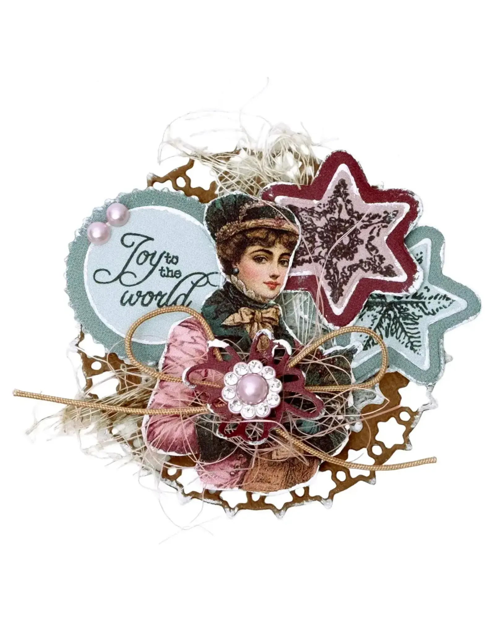 STUDIOLIGHT STUDIOLIGHT JENINE'S MINDFUL ART COLLECTION CHRISTMAS BLUSH 12x12 PAPER PAD