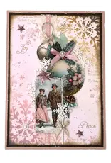 STUDIOLIGHT STUDIOLIGHT JENINE'S MINDFUL ART COLLECTION CHRISTMAS BLUSH FESTIVE DAMASK MASK STENCIL