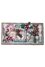 STUDIOLIGHT STUDIOLIGHT JENINE'S MINDFUL ART COLLECTION CHRISTMAS BLUSH SNOWY ATC CLEAR STAMP & DIE SET