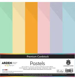 ARDEN CREATIVE STUDIO ARDEN CREATIVE STUDIO PASTEL 12x12 PREMIUM CARDSTOCK 24/PK