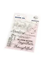 PINKFRESH PINKFRESH STUDIO FLOWER MARKET CLEAR STAMP SET