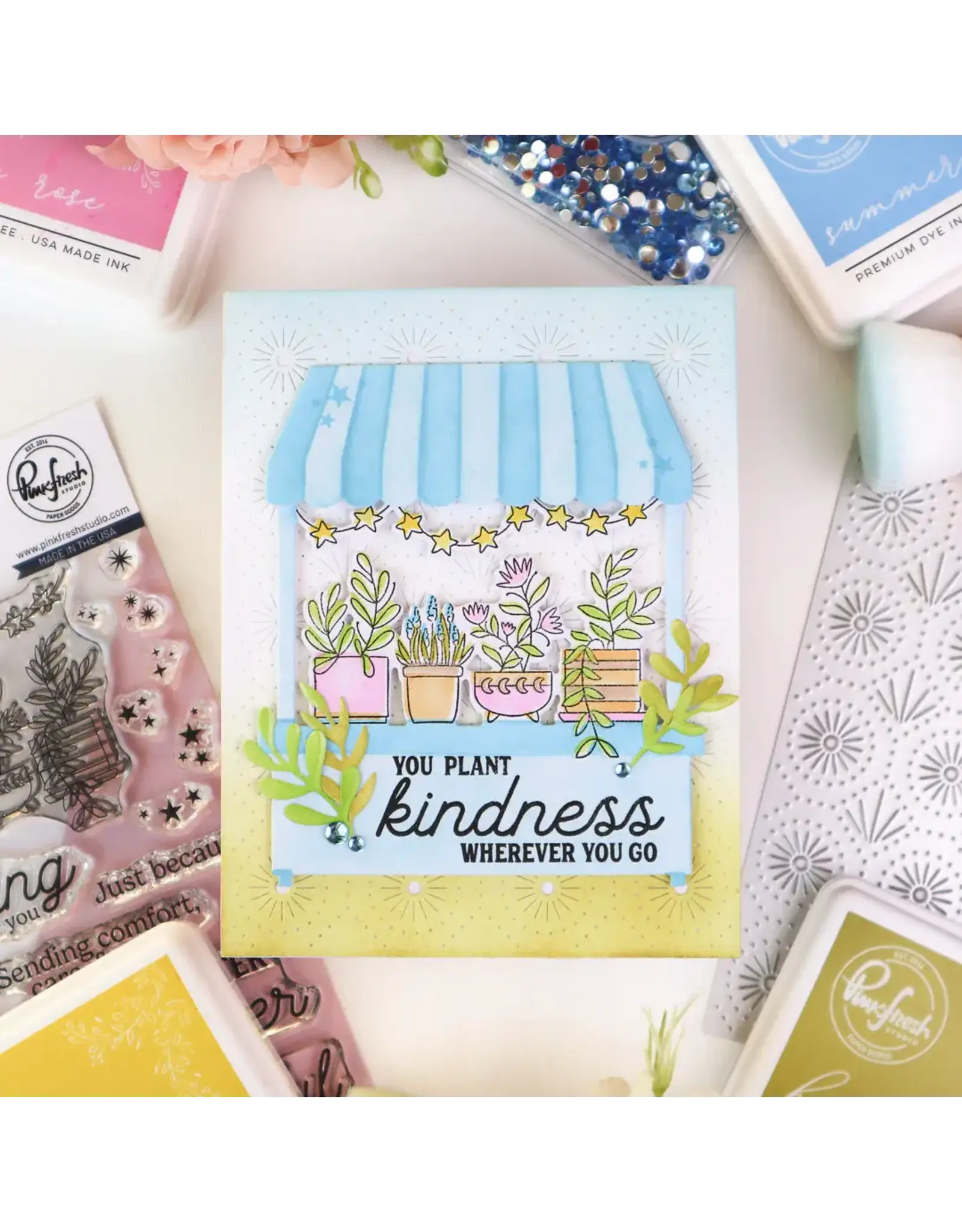 PINKFRESH PINKFRESH STUDIO FLOWER MARKET DIE SET