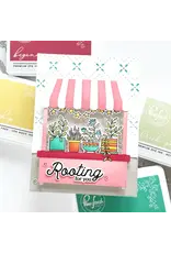 PINKFRESH PINKFRESH STUDIO FLOWER MARKET STENCIL SET 6/PK