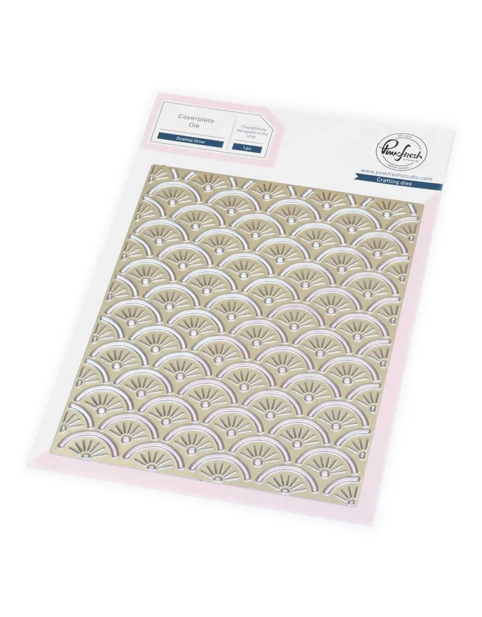 PINKFRESH PINKFRESH STUDIO SCALLOP GLOW COVERPLATE DIE