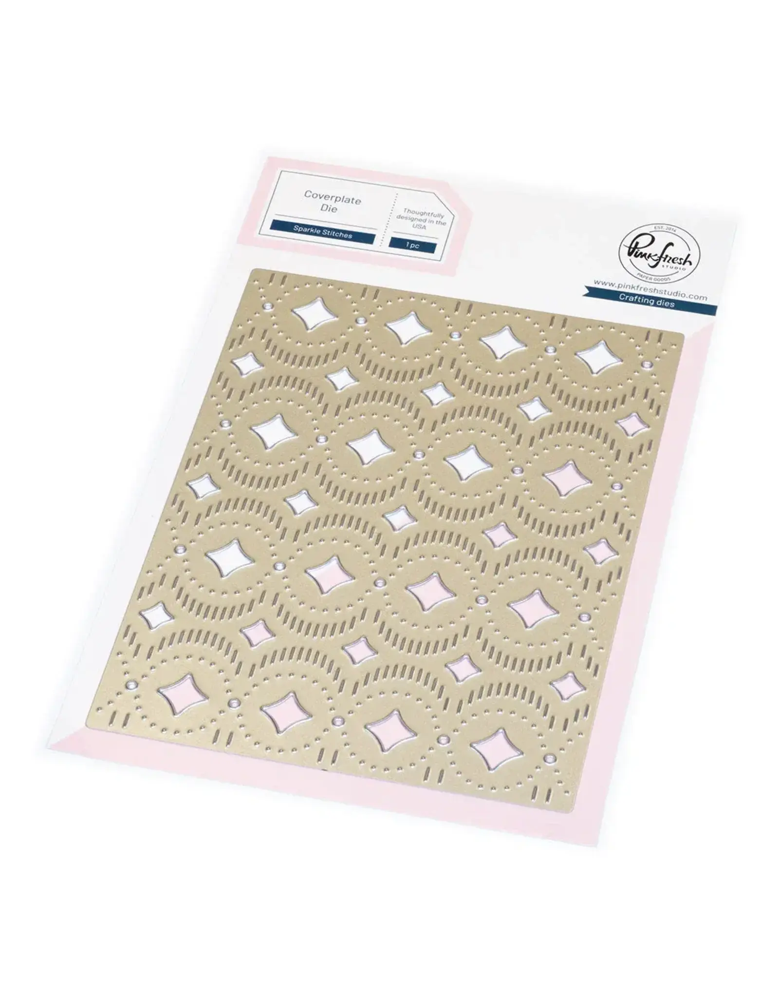 PINKFRESH PINKFRESH STUDIO SPARKLE STITCHES COVERPLATE DIE