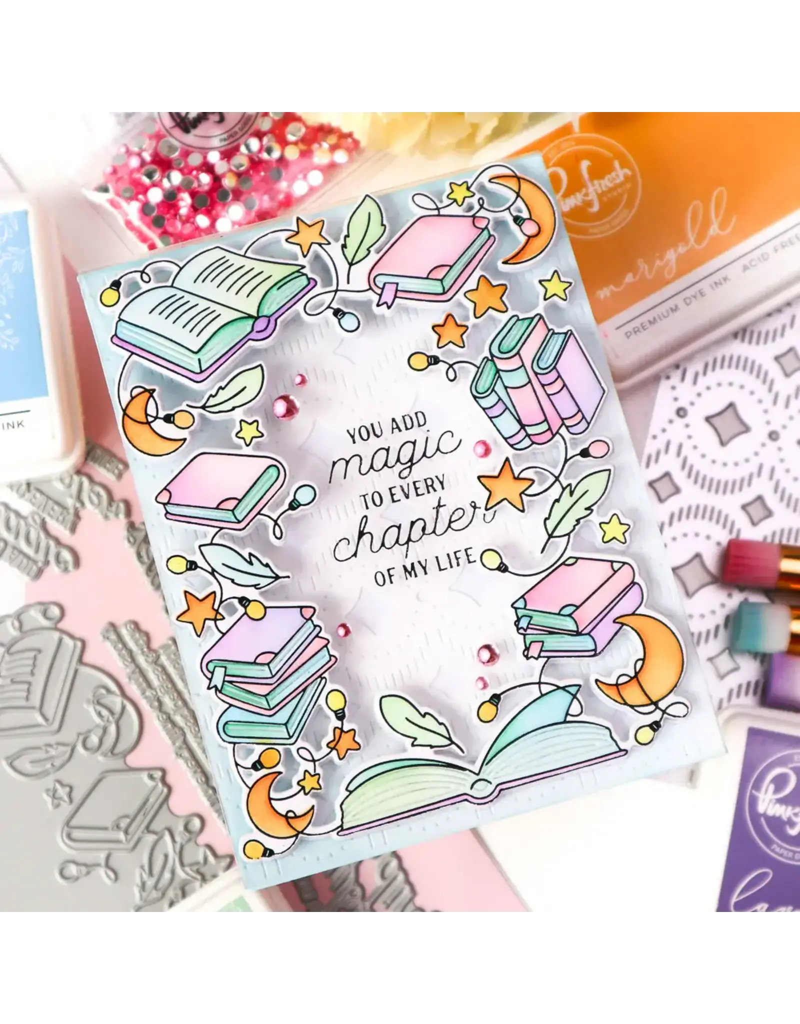 PINKFRESH PINKFRESH STUDIO SPARKLE STITCHES COVERPLATE DIE